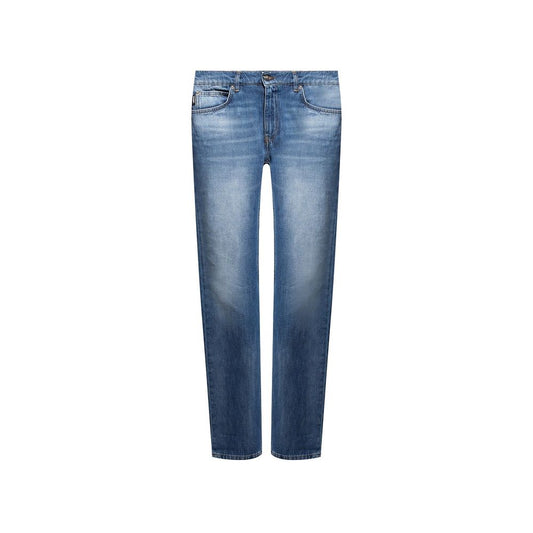 Versace Logo-Denim-Jeans aus Baumwolle