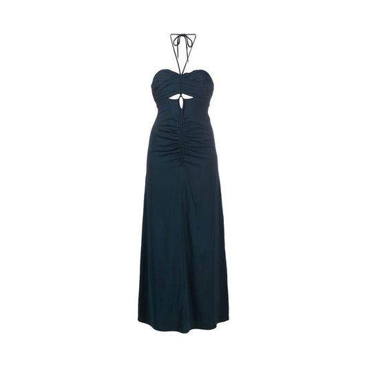 Self-Portrait Maxikleid mit Rüschenausschnitt