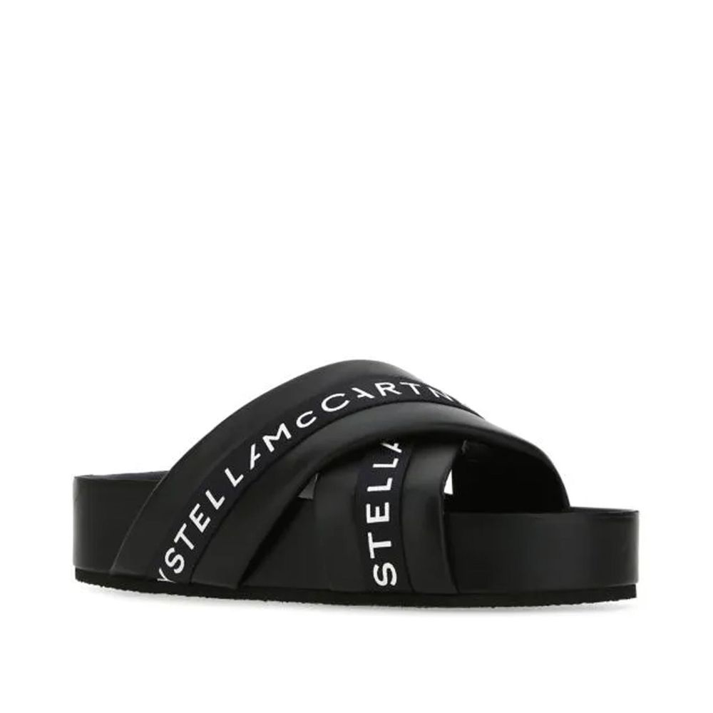 Stella McCartney Schwarze Polyethylen-Hausschuhe