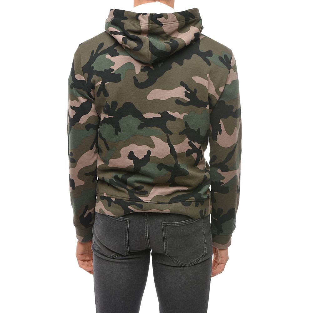 Valentino Tarnmuster-Kapuzenpulli Sweatshirt