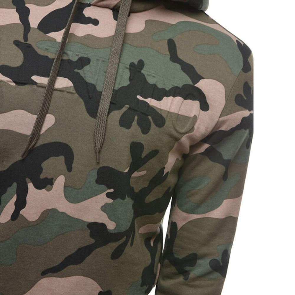 Valentino Tarnmuster-Kapuzenpulli Sweatshirt