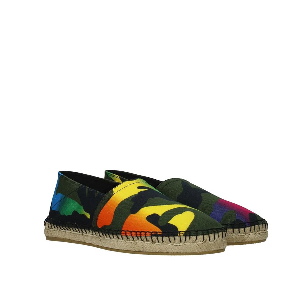Valentino Garavani Grüne Espadrilles aus Canvas