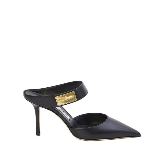 Jimmy Choo Schwarze Pumps aus Kalbsleder mit hohem Absatz