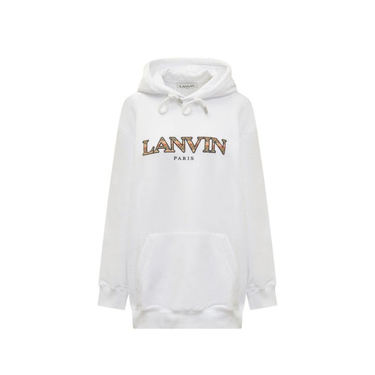 Lanvin Sweatshirt mit übergroßem Logo-Kapuzenpulli