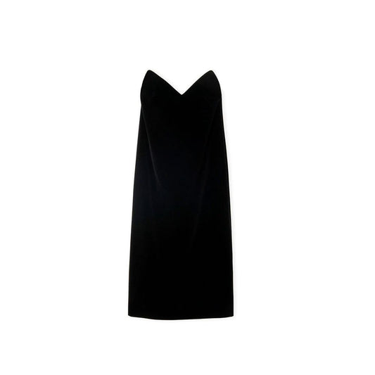 Loewe Bustier-Samtkleid