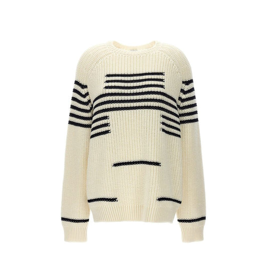 Loewe Gestreifter Pullover aus Wollmischung