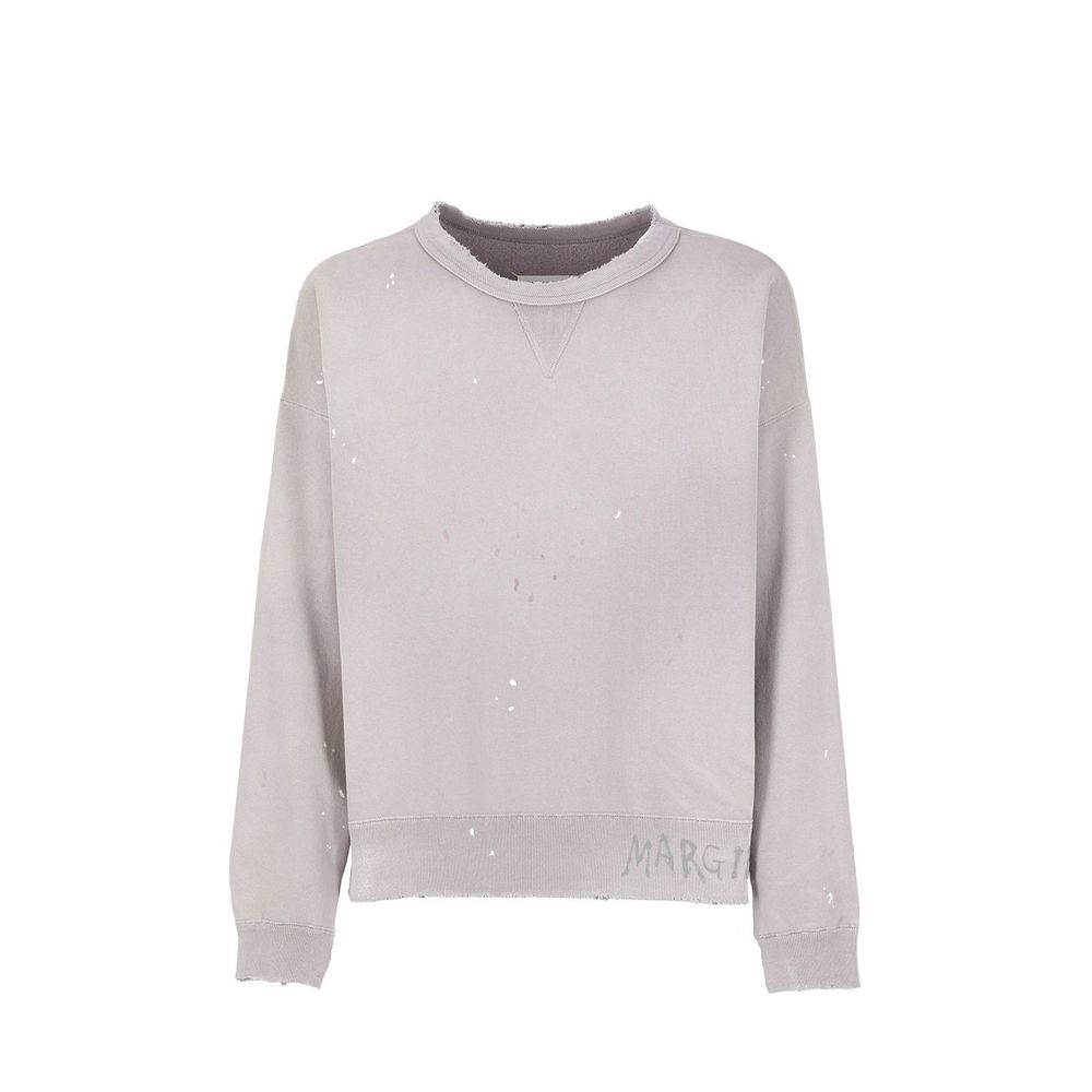 Maison Margiela Lila Baumwoll-Sweatshirt