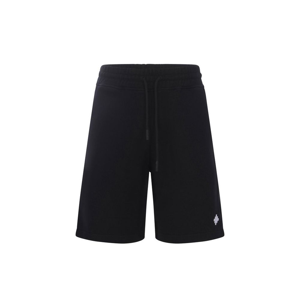 Marcelo Burlon Schwarze Baumwoll-Shorts