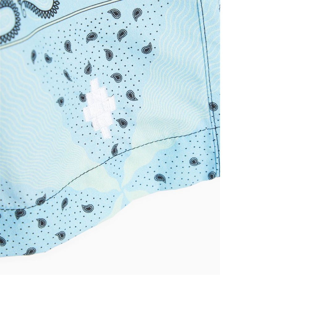 Marcelo Burlon Gelbe Shorts aus Polyamid