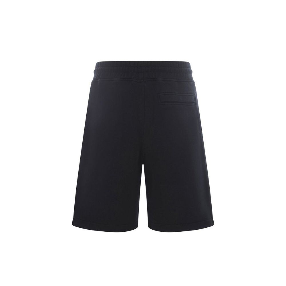 Marcelo Burlon Schwarze Baumwoll-Shorts