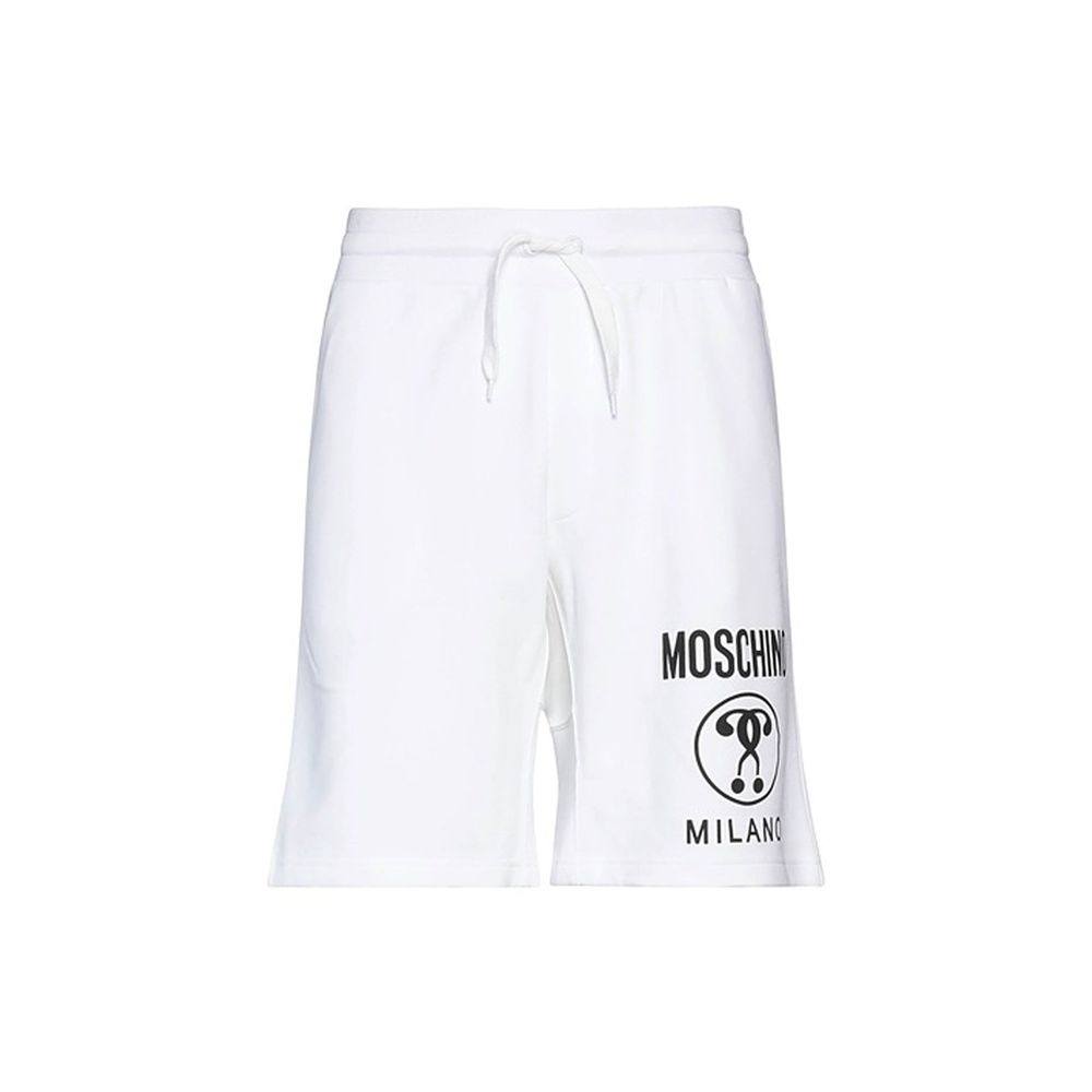Moschino Couture Weiße Baumwoll-Bermudas