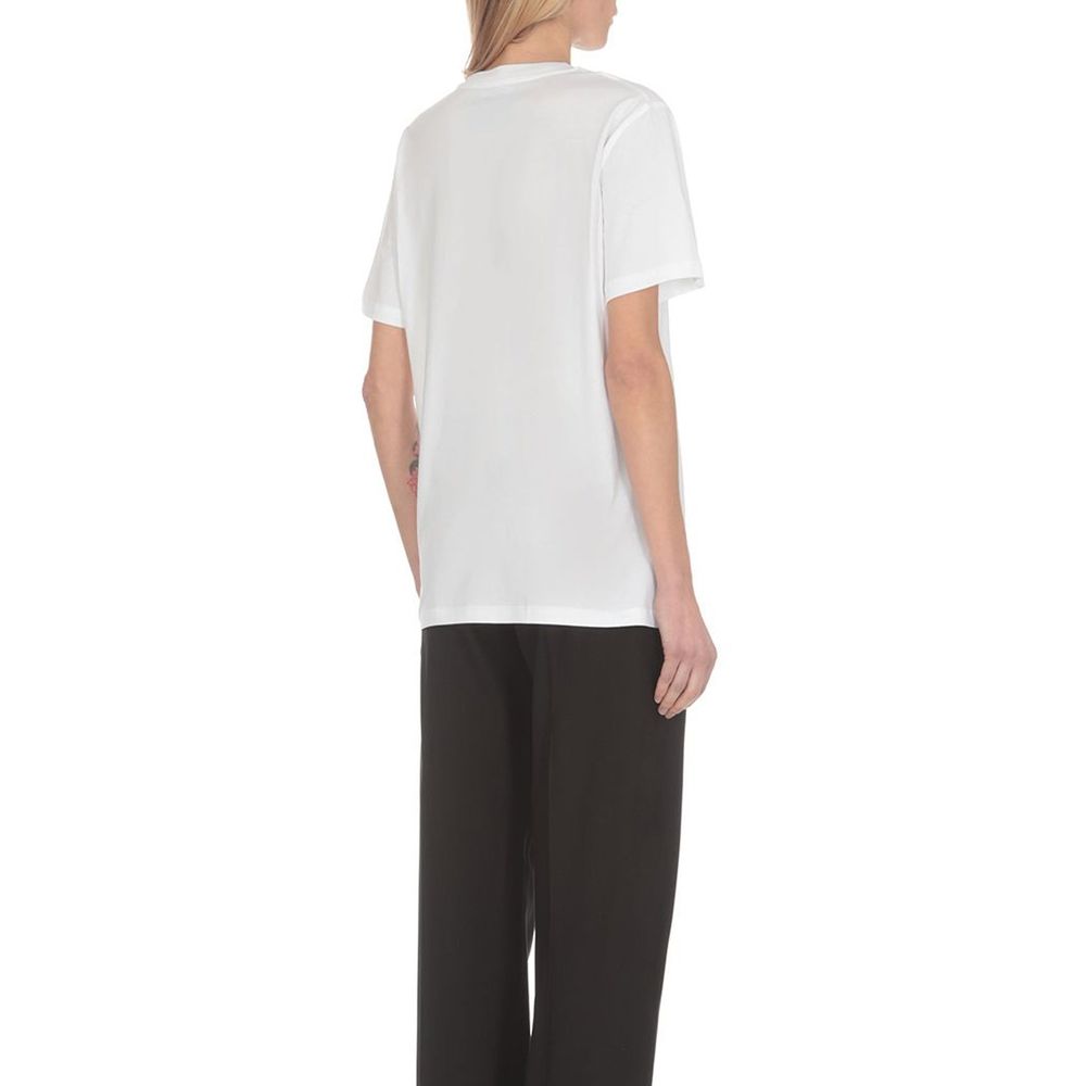 Moschino Couture Baumwoll-T-Shirt in Weiß