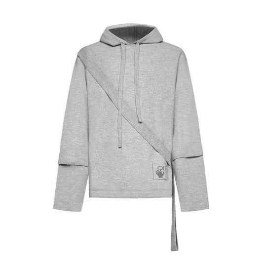 Off-White Sweatshirt aus Wolle