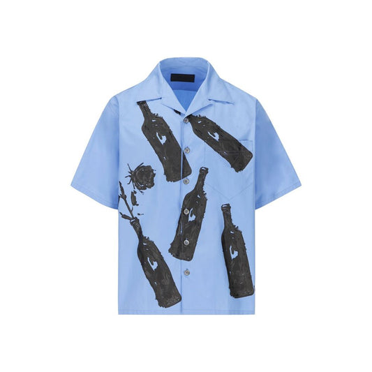 Prada Bedrucktes Baumwollhemd