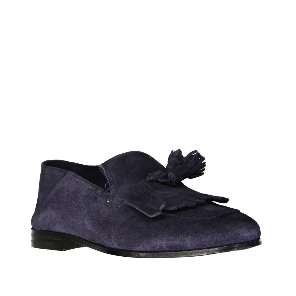 Salvatore Ferragamo Elegante blaue Loafer aus Kalbsleder