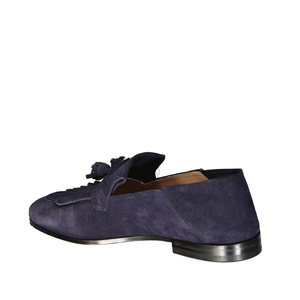 Salvatore Ferragamo Elegante blaue Loafer aus Kalbsleder