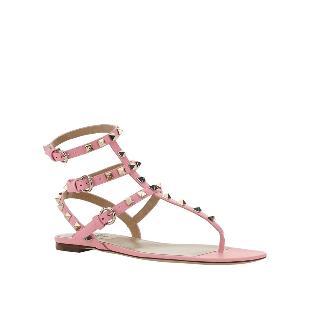 Valentino Garavani Sandalen mit bunten Kalbshautriemen