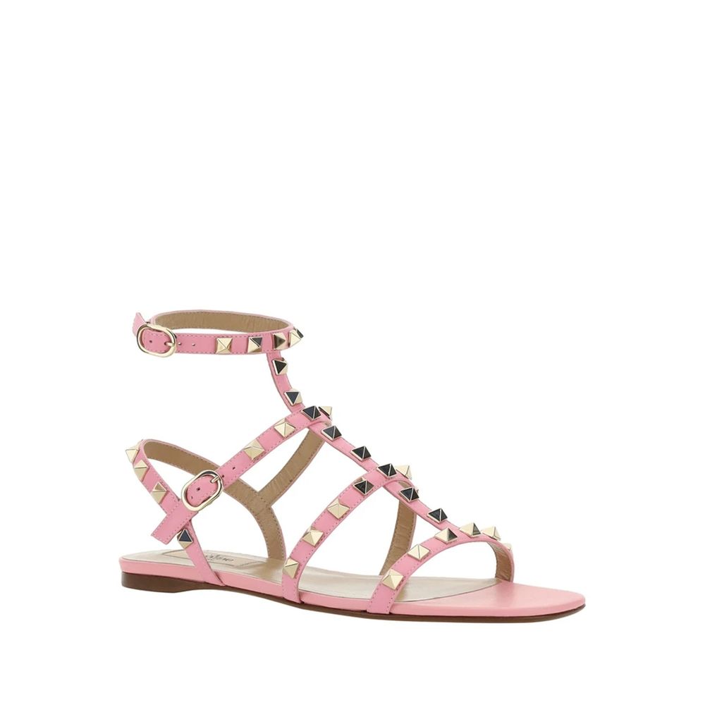 Valentino Garavani Sandalen mit bunten Kalbslederriemchen