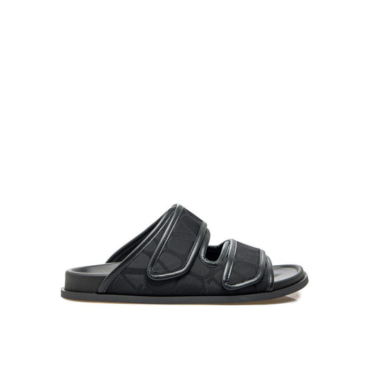 Valentino Garavani Schwarze Stoff-Sandalen