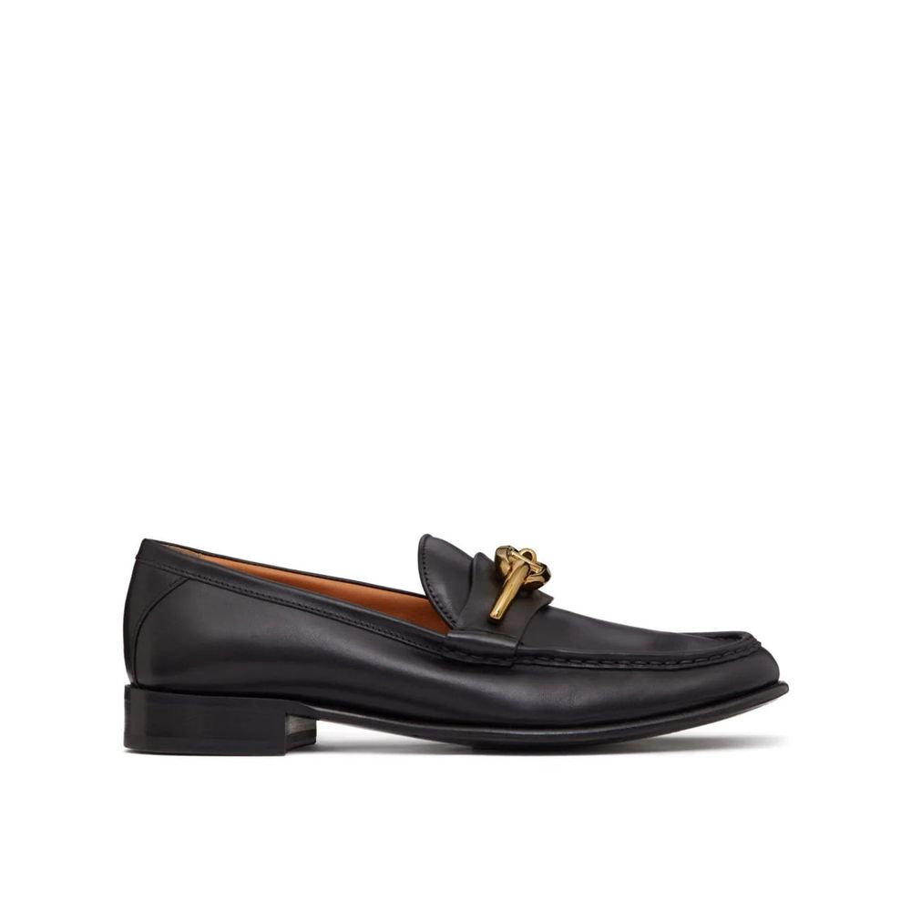 Valentino Garavani Elegante schwarze Loafer aus Kalbsleder