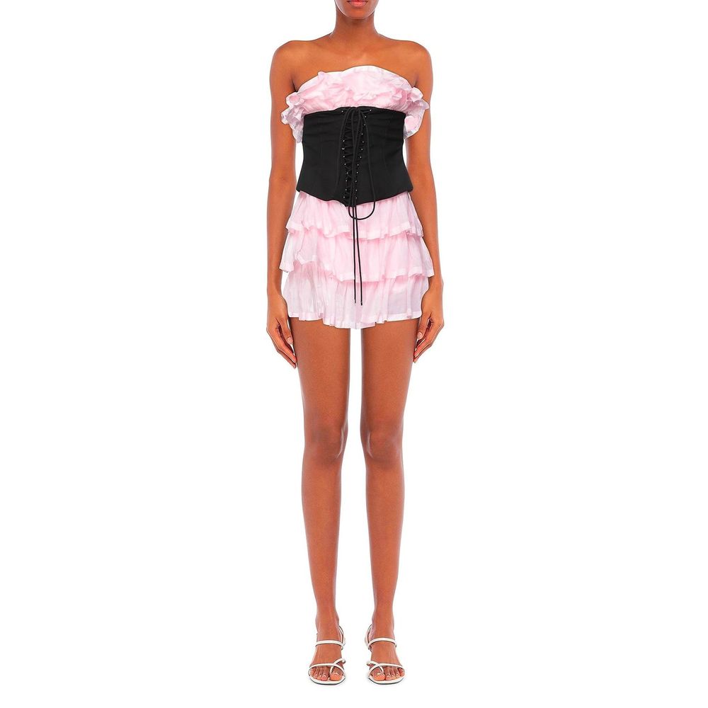 Philosophy di Lorenzo Serafini Buntes Baumwoll-Freizeitkleid