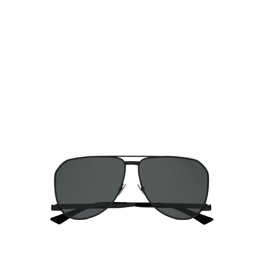 Saint Laurent Sonnenbrille aus schwarzem Metall