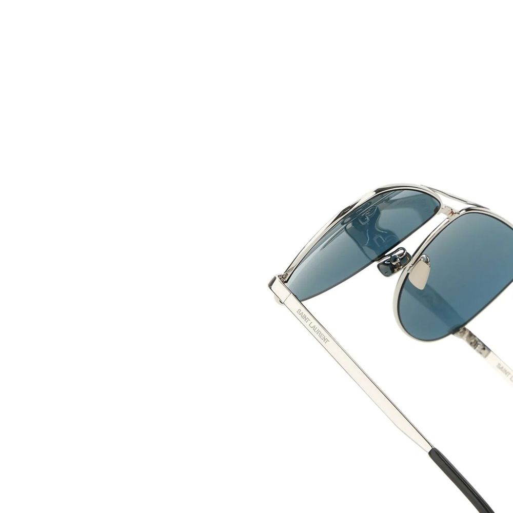 Saint Laurent Silberne Metall-Sonnenbrille