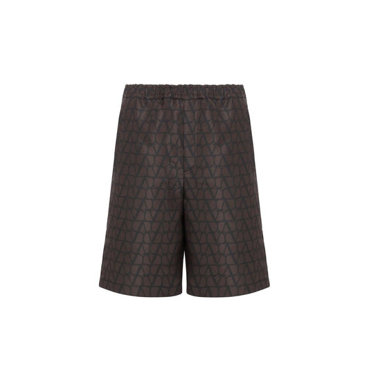 Valentino Logo-Seidenshorts