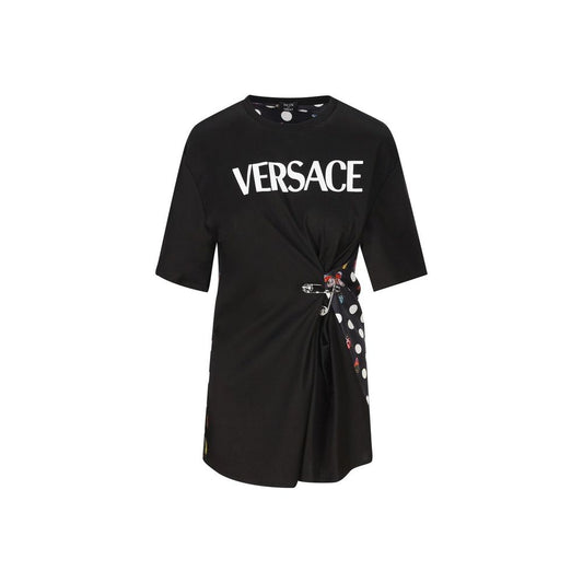 Versace x Dua Lipa Schmetterlingsdruck-T-Shirt