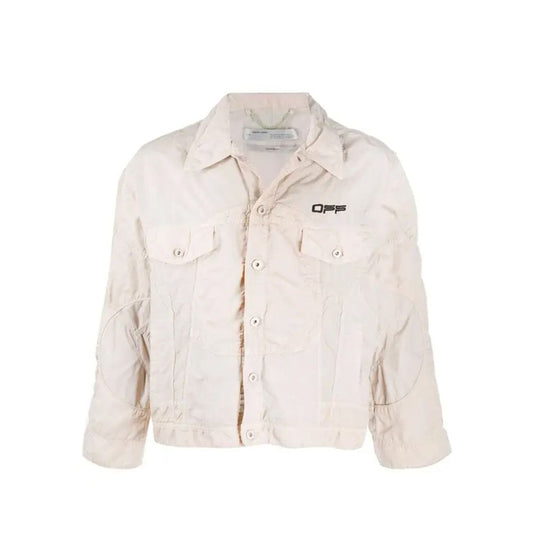Off-White Logo Windbreaker Bomberjacke