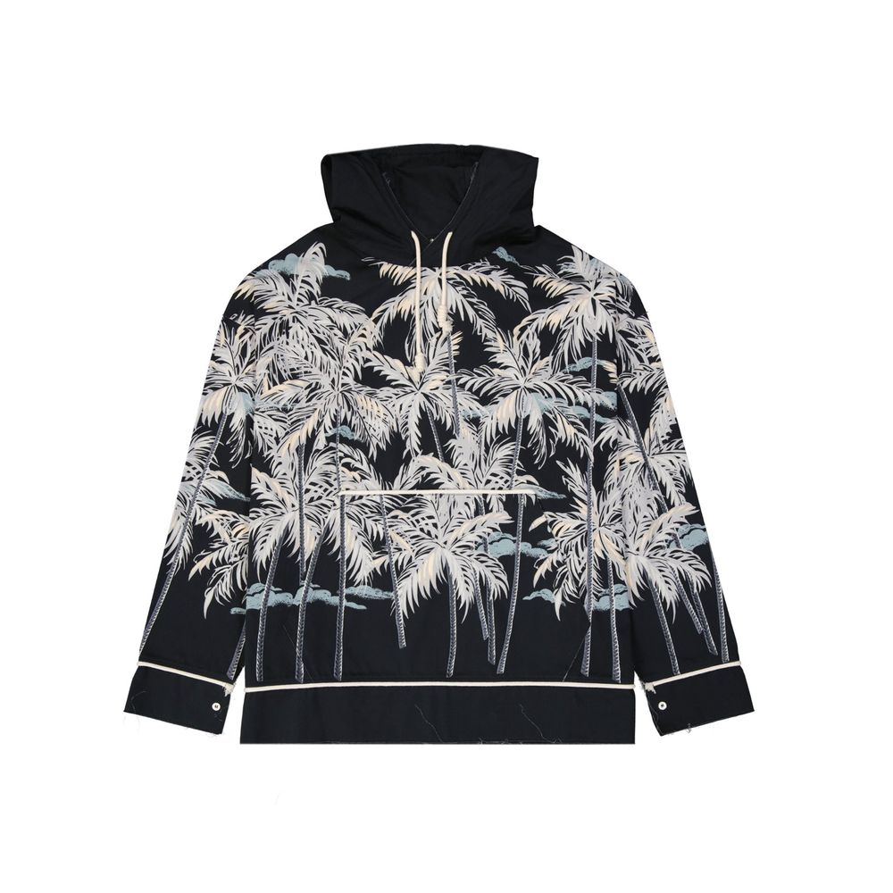 Palm Angels Baumwoll-Shelljacke in Schwarz