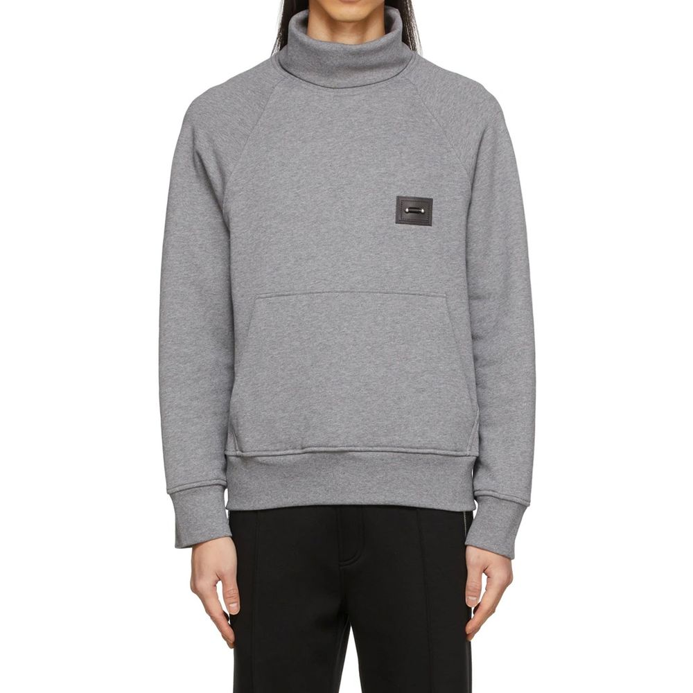 Neil Barrett Grauer Baumwoll-Sweatshirt