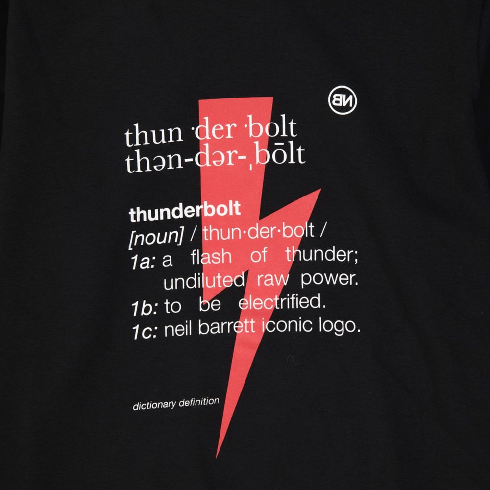 Neil Barrett Baumwoll-Sweatshirt in Schwarz