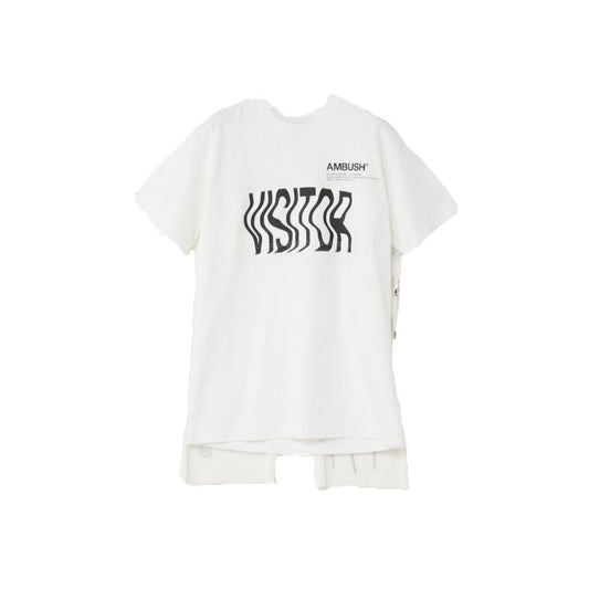 Ambush Weißes T-Shirt mit Umhang