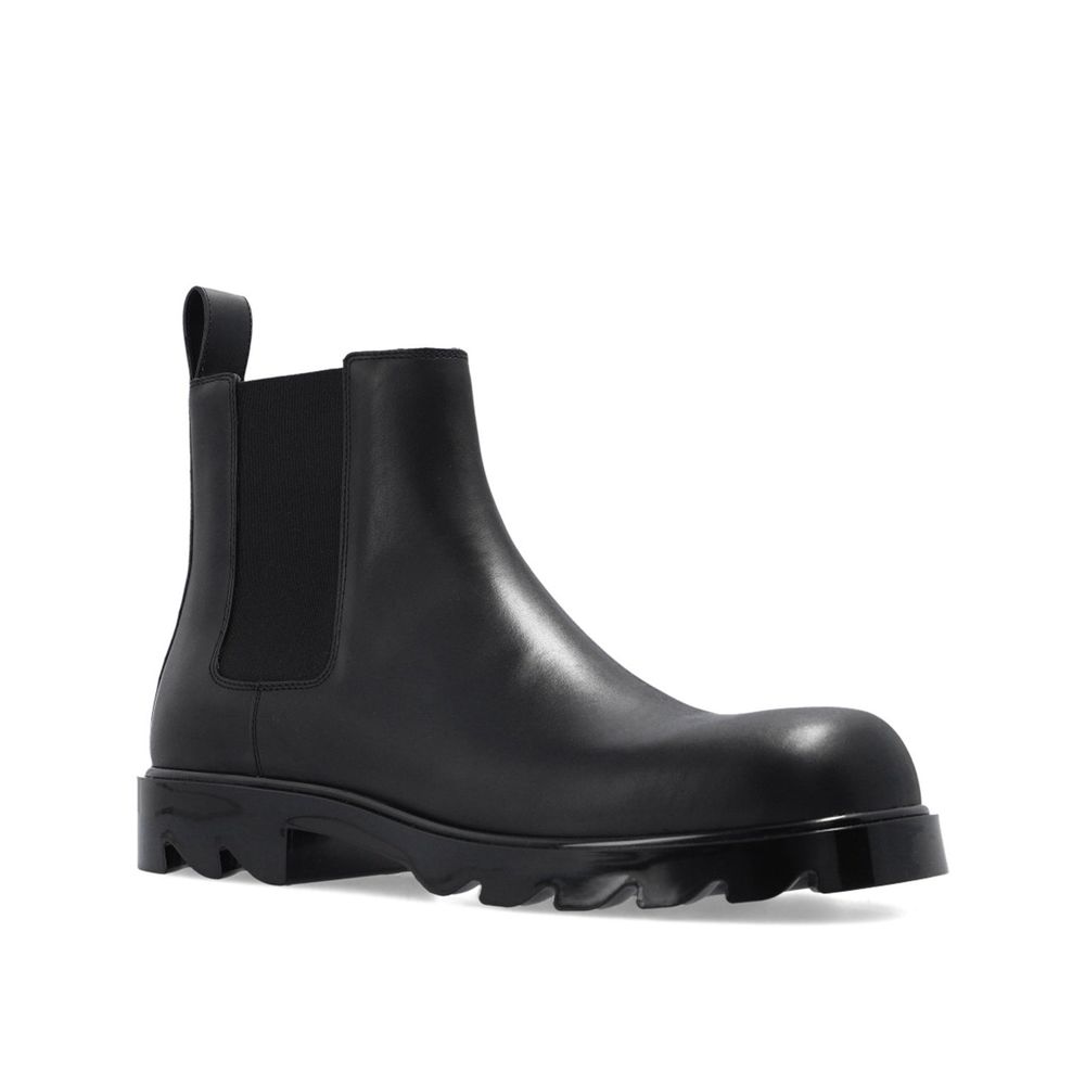 Bottega Veneta Schwarze Chelsea-Boots aus Kalbsleder
