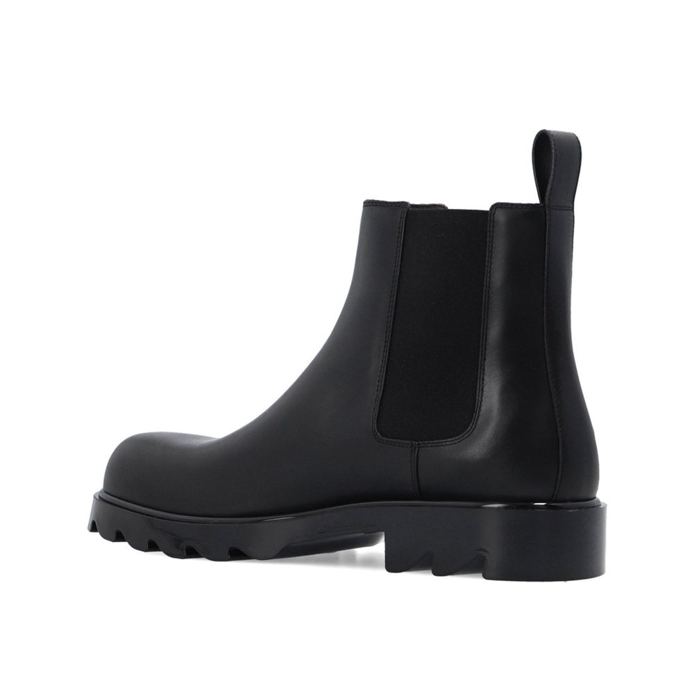 Bottega Veneta Schwarze Chelsea-Boots aus Kalbsleder