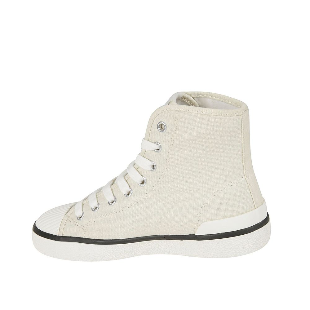 Isabel Marant Beige High-Top-Sneaker aus Canvas