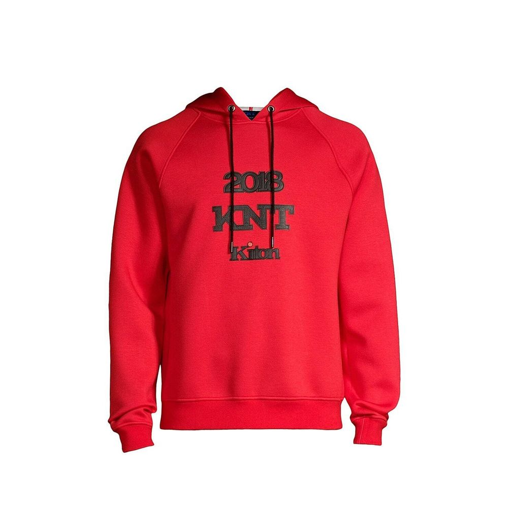 KNT KITON Rotes Elastan-Sweatshirt
