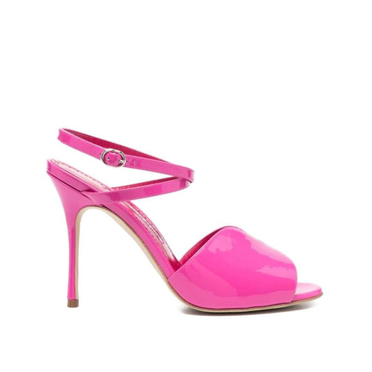 Manolo Blahnik Bunte Kalbshaut-Pumps mit hohem Absatz