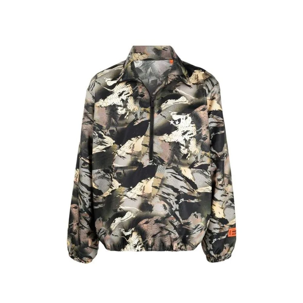 Heron Preston Grüne Polyamid-Jacke