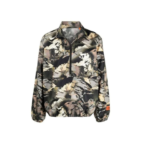 Heron Preston Grüne Polyamid-Jacke