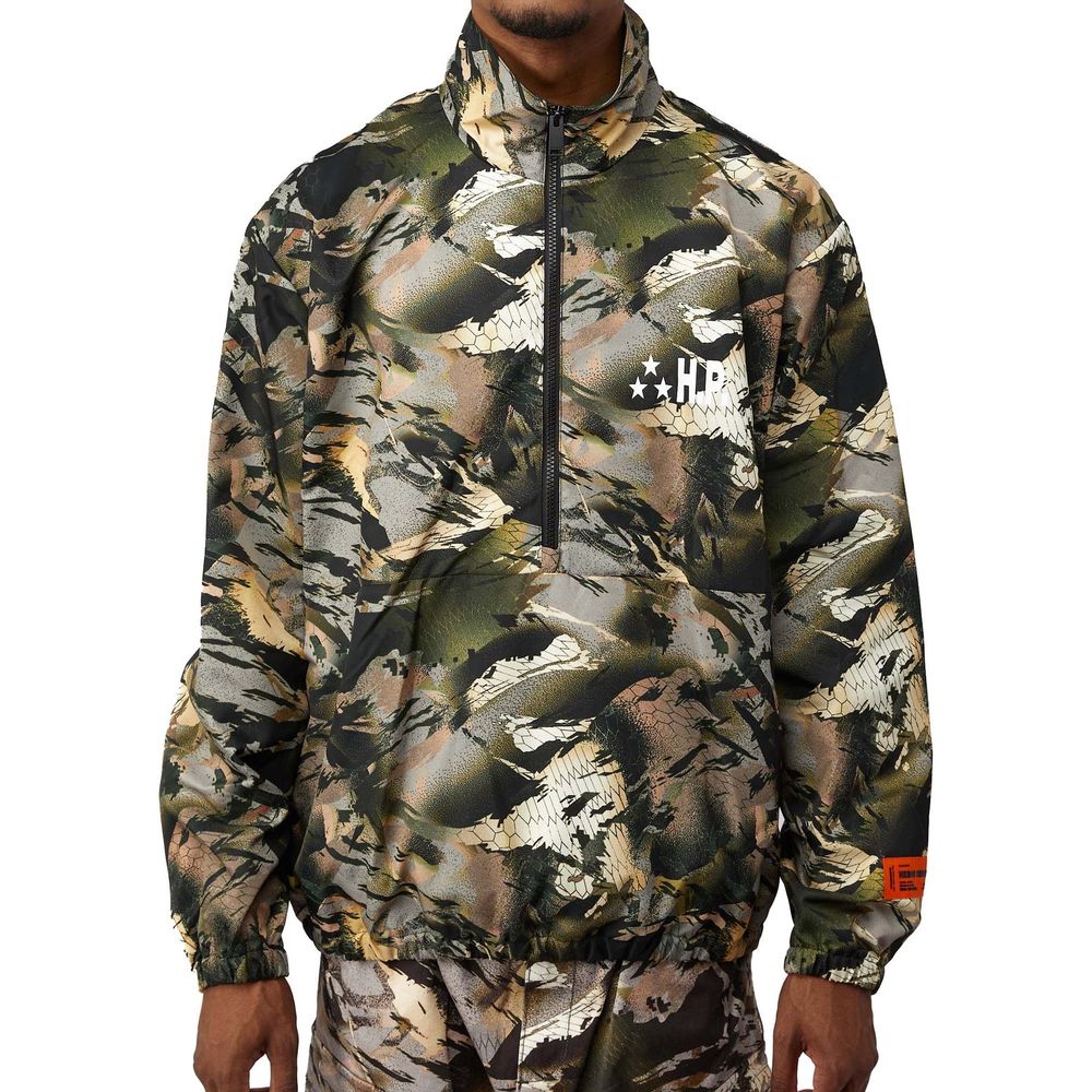Heron Preston Grüne Polyamid-Jacke