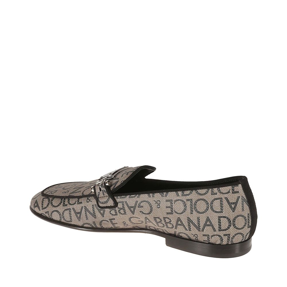 Dolce & Gabbana Braune Loafer aus Kalbsleder