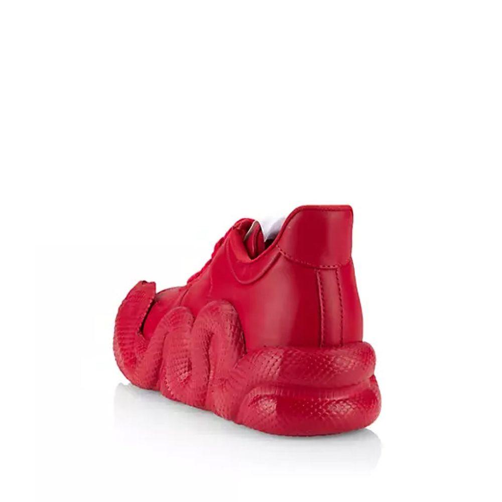 Giuseppe Zanotti Rote Sneaker aus Kalbsleder