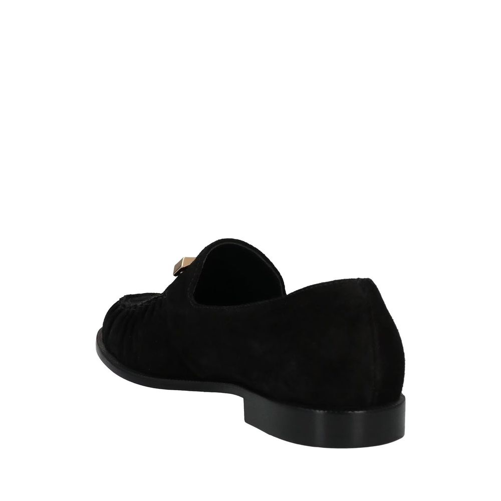 Giuseppe Zanotti Schwarze Loafer aus Kalbsleder