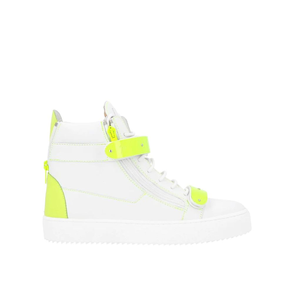 Giuseppe Zanotti Hochwertige High-Top-Sneaker aus weißem Kalbsleder