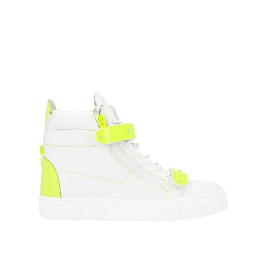 Giuseppe Zanotti Hochwertige High-Top-Sneaker aus weißem Kalbsleder
