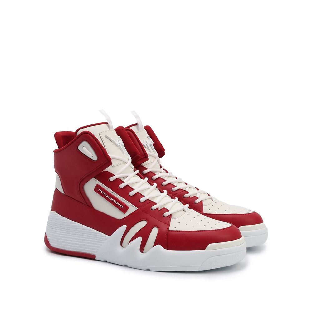 Giuseppe Zanotti Hochwertige rote Sneakers aus Kalbsleder