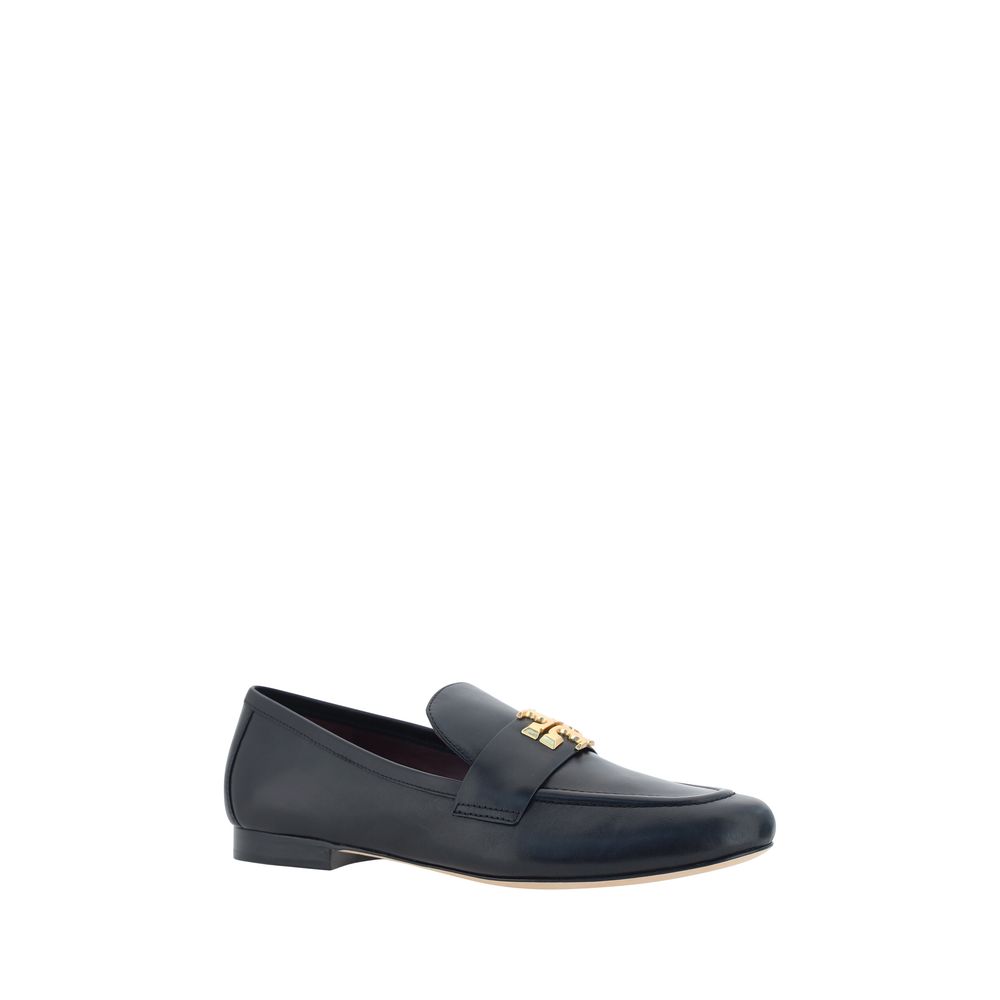 Tory Burch Schwarze Kalbsleder Bos Taurus Slip-On Loafer