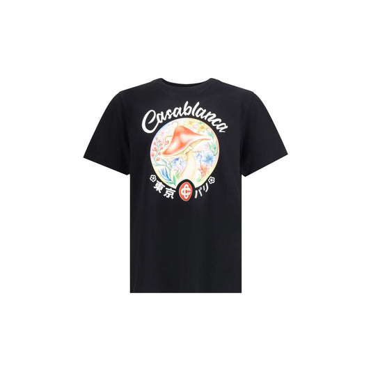 Casablanca T-Shirt mit Pilz-Emblem